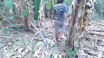 Young Indian Girl Engages In Sensual Jungle Sex After School